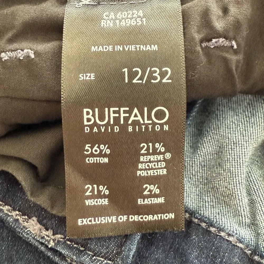 Buffalo David Bitton Alyssa High Rise Straight Leg Jeans